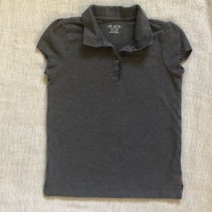 Children’s place Gray uniform shirt, girls